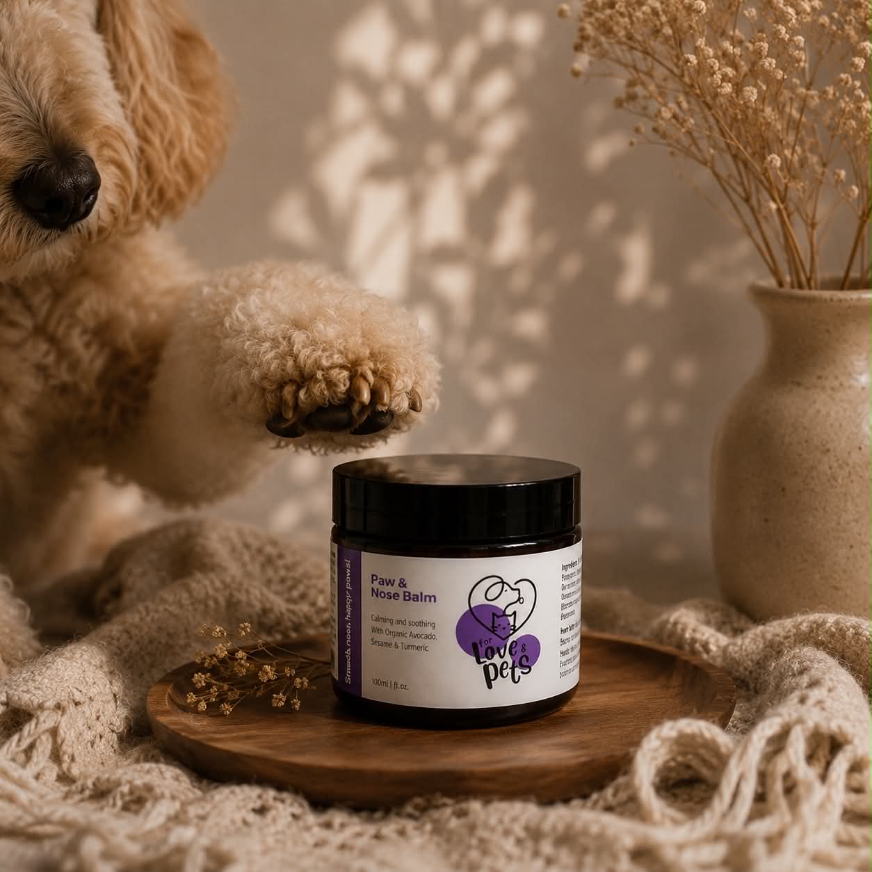 For Love & Pets Paw and Nose Balm 100ml