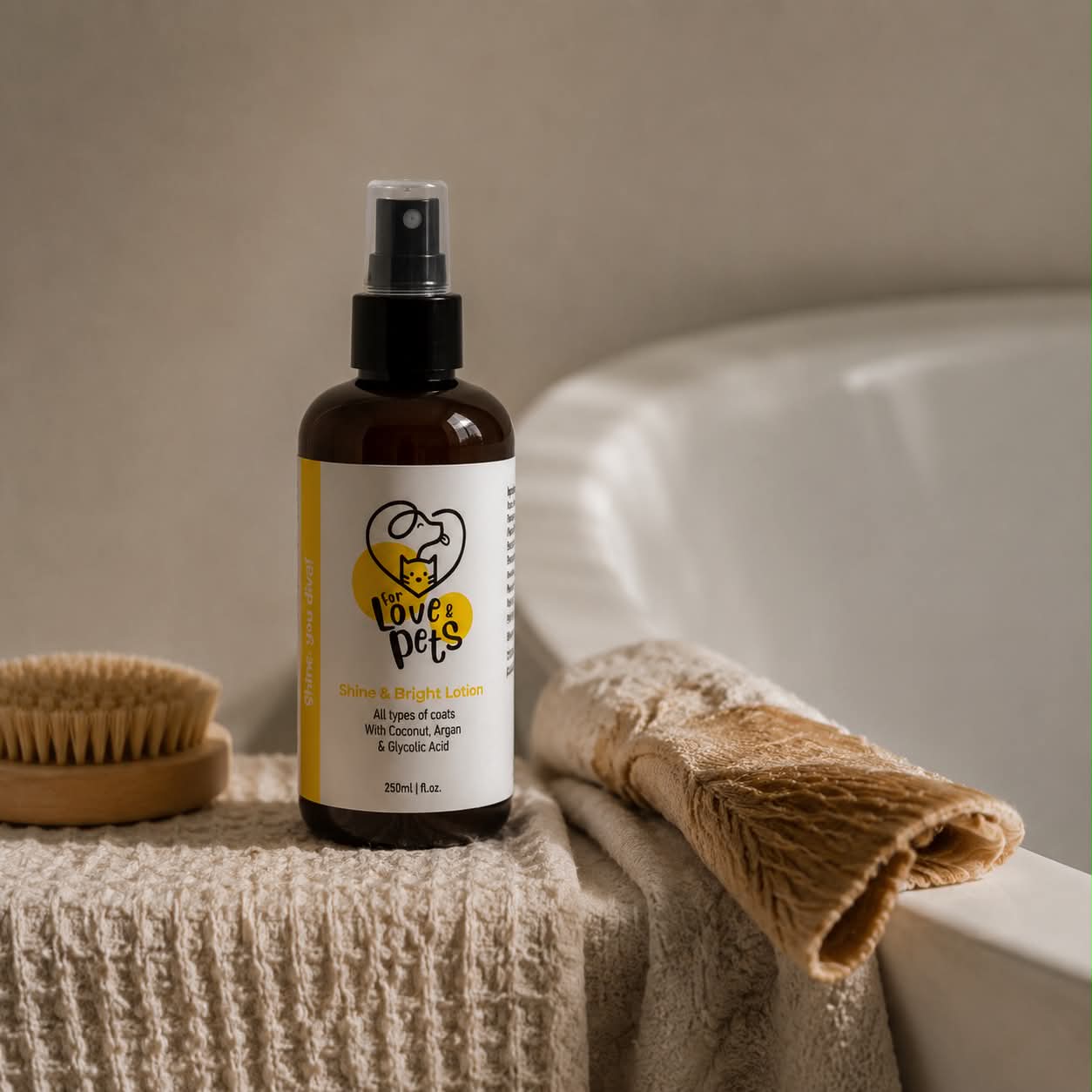 For Love & Pets Shine- Bright Lotion 250ml